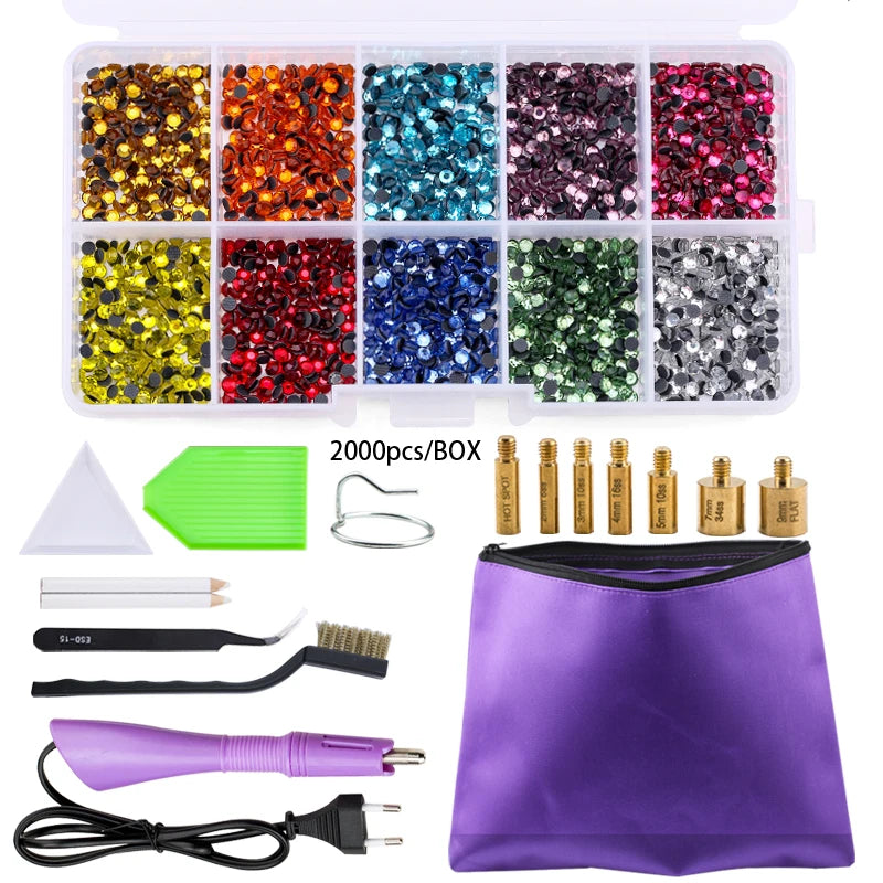 QIAO Hotfix Rhinestones Applicator Tools DIY Craft