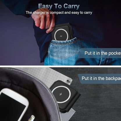 3 in 1 Magnetic Wireless Charger Pad Chargers Fast Charging