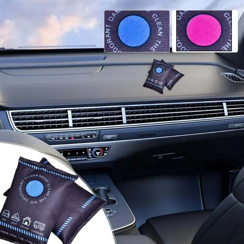 Reusable Dehumidifier Bag With Color Indicator Professional Car Interior