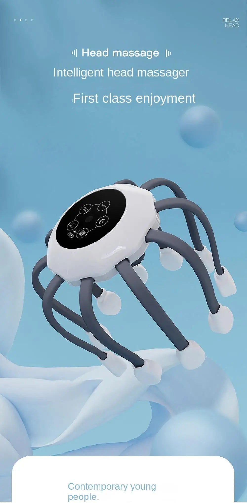 Octopus Claw Eight Claw Massager USB Charging Therapeutic