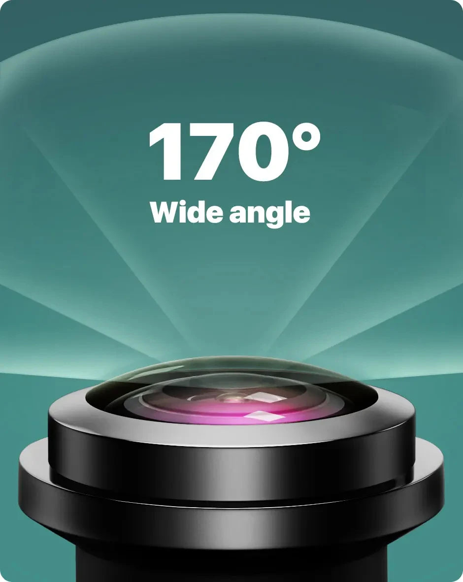 Car Rear View Camera Full HD Night Vision 170° Fisheye Lens