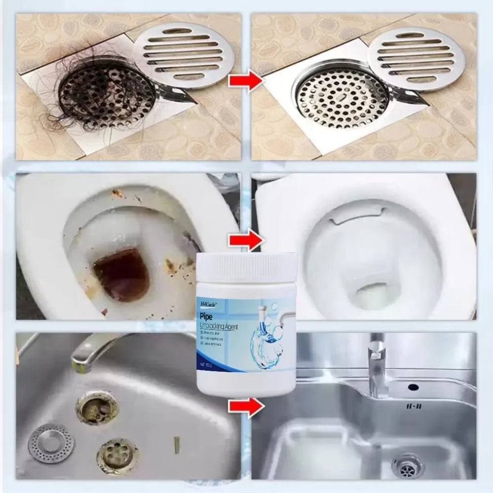 Powerful Pipe Dredging Agent Kitchen Dredge Deodorant Toilet