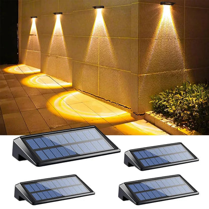 1-4pcs Solar Wall Light Outdoor Waterproof Solar Light
