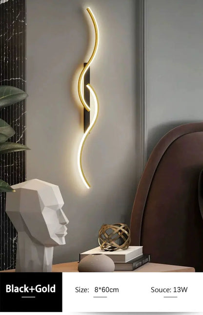 Minimalist Bedroom LED Wall Lamps Decor Wall Lights