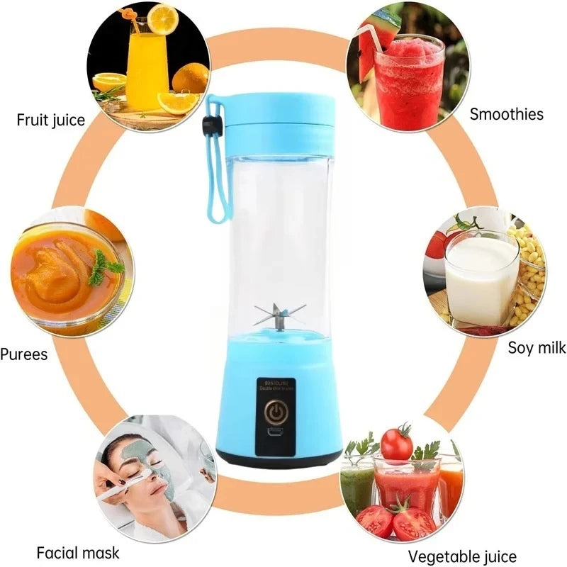 380ml household juice mixer mini electric juicer