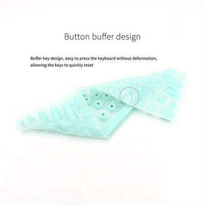 Silicone Laptop Keyboard Film Long Nails Convenien Key Caps