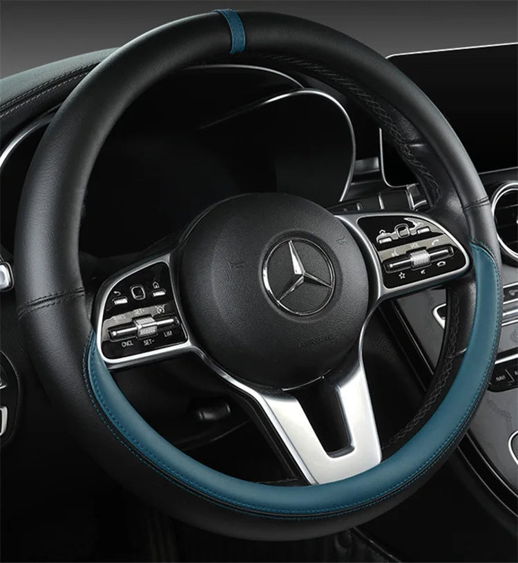 All-Nappa Leather Steering Wheel Cover Leather