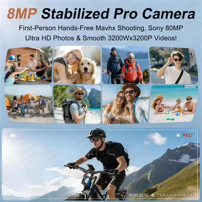 New AI Smart Glasses 1080P Camera Video Recorder