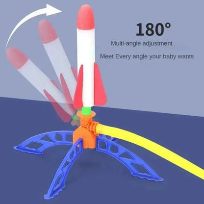 Kids Outdoor Rocket Foot Pump Outdoor Air Pressing Soaring