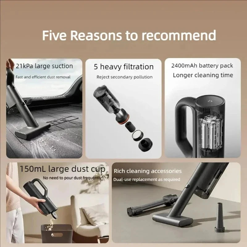NEW MIJIA Car Vacuum Cleaner Dust Cup For Car Cleaning CN