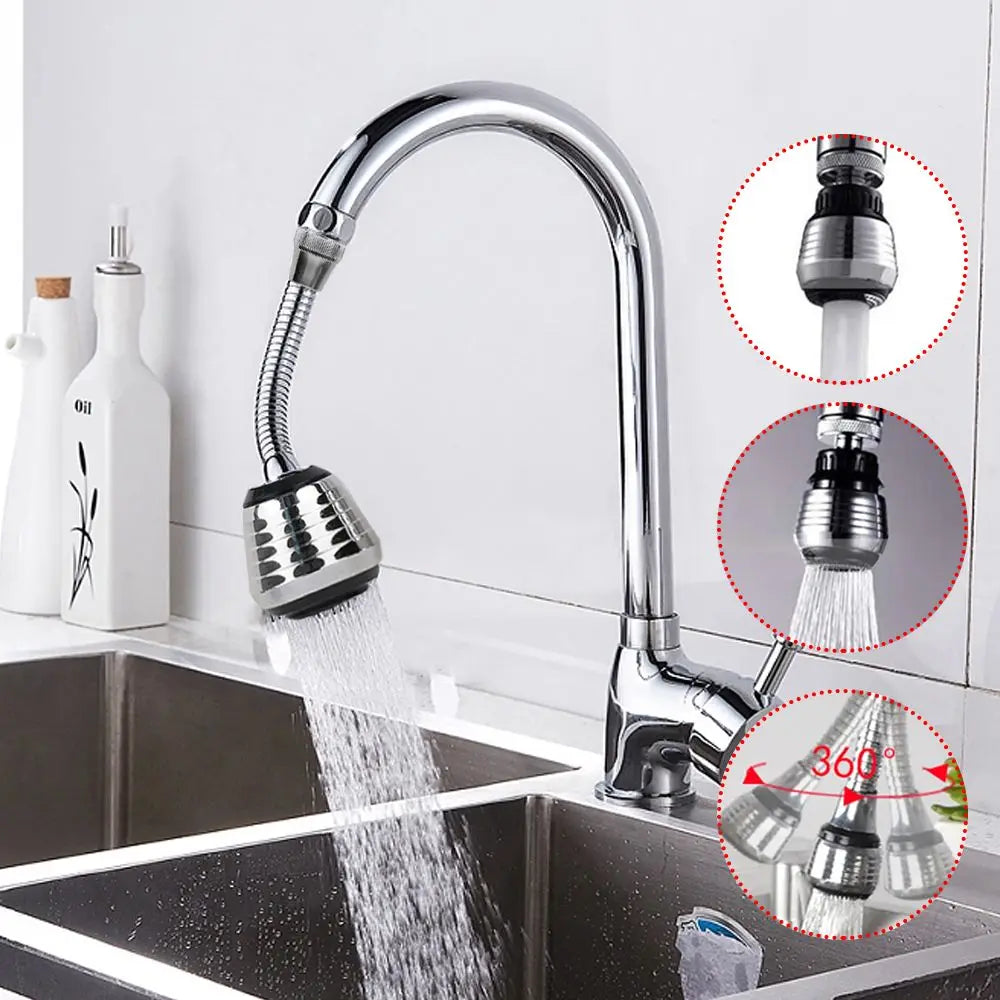 360° Adjustment Kitchen Faucet Extender Kitchen Dual Mode