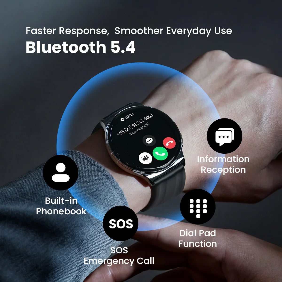 HAYLOU Solar Lite 2 Smartwatch 1.43'' AMOLED Display