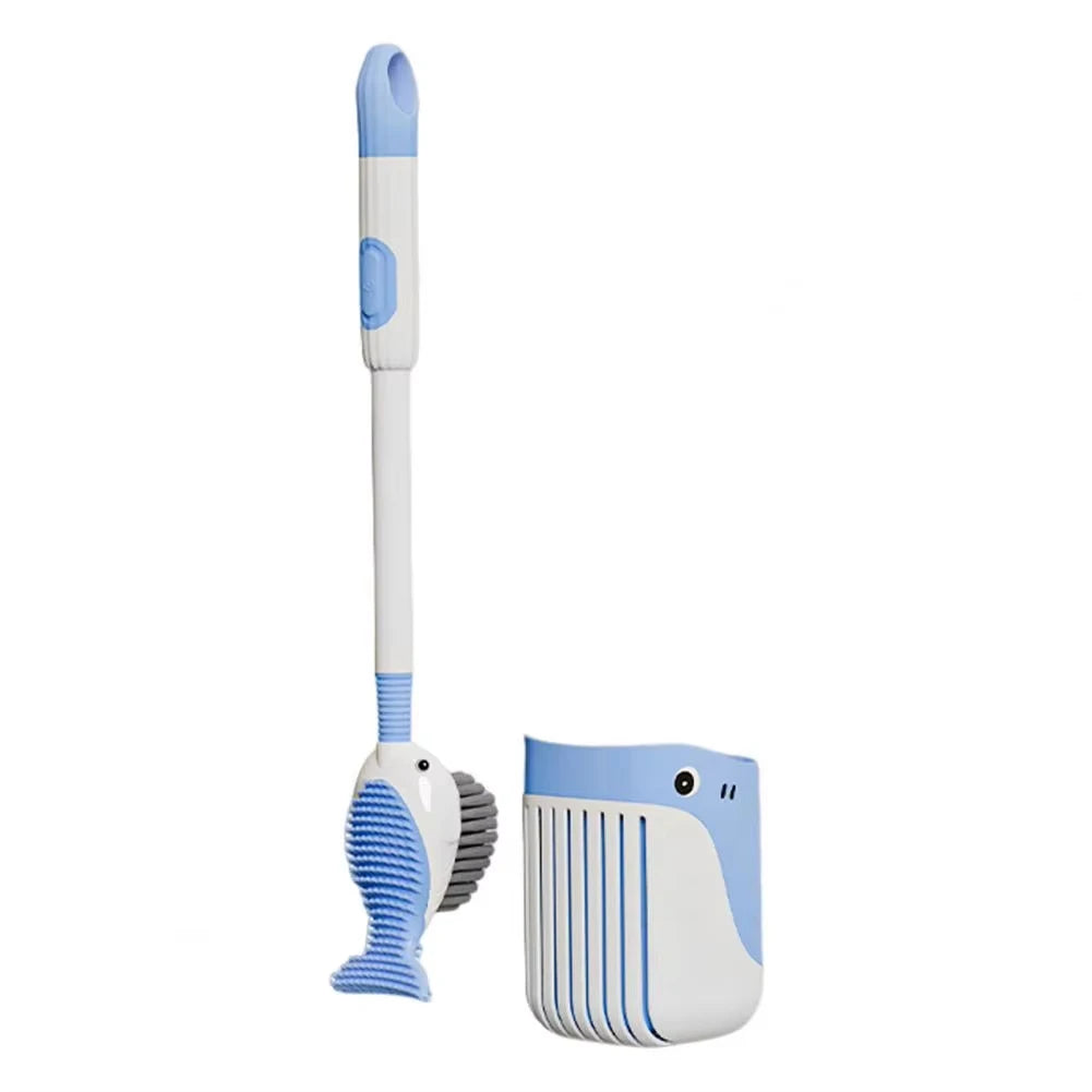Squirt Whale Toilet Brush 360-Degree Cleaning Brush
