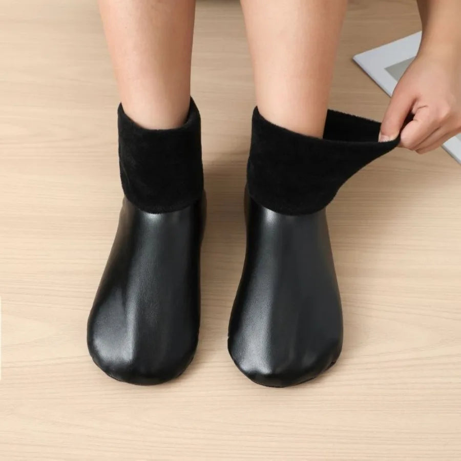 1 Pair of Medium Tube Thick Warm Socks for Men and Women