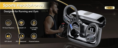 Original GDLYL HD65 TWS Bluetooth V5.4 Headphones Wireless
