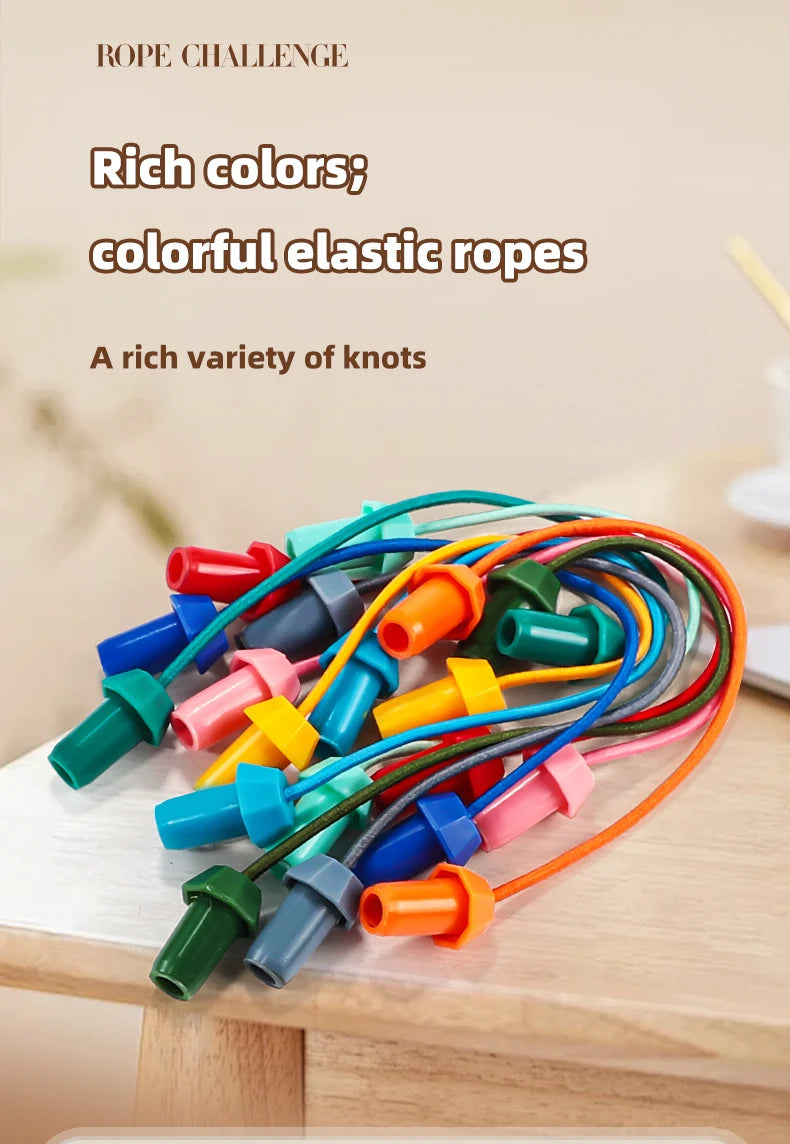 New Rope Breaking Battle Challenge Puzzle Toy Knot Toy