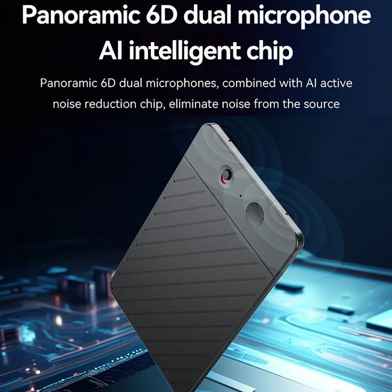 AI Voice Recorder with LED Indicator ChatGPT Smart Transcription