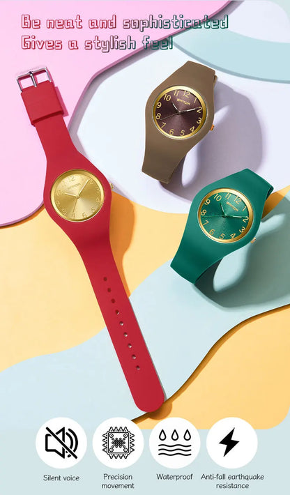 Simple Luxury Student Quartz Watch Clock Gift Outdoor