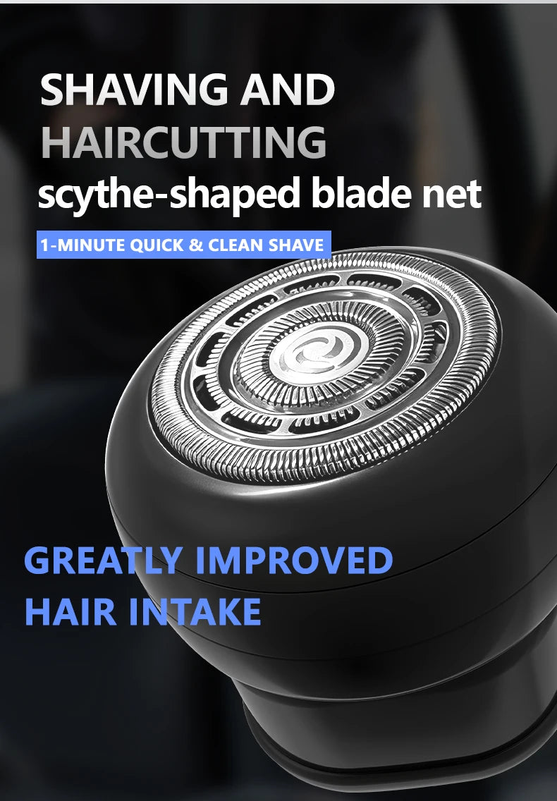 Multi-functional Electric Shaver with Automatic Haircutting