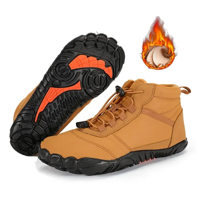 Men Plush Winter Boots Shoes Women Waterproof Snow Cotton Boots