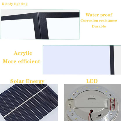 Solar Outdoor Light Waterproof Pillar Light Solar Energy Powered