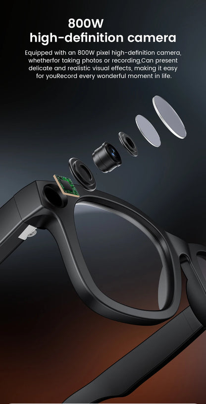 Smart Glasses HD Photo Video OpenAI Record Translation