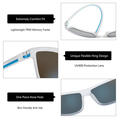 Polarized Sunglasses for Men Shades Lightweight TR90 Frame