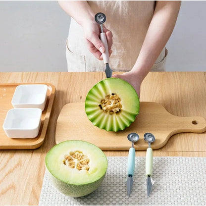 Multi Function Fruit Carving Knife Watermelon Baller