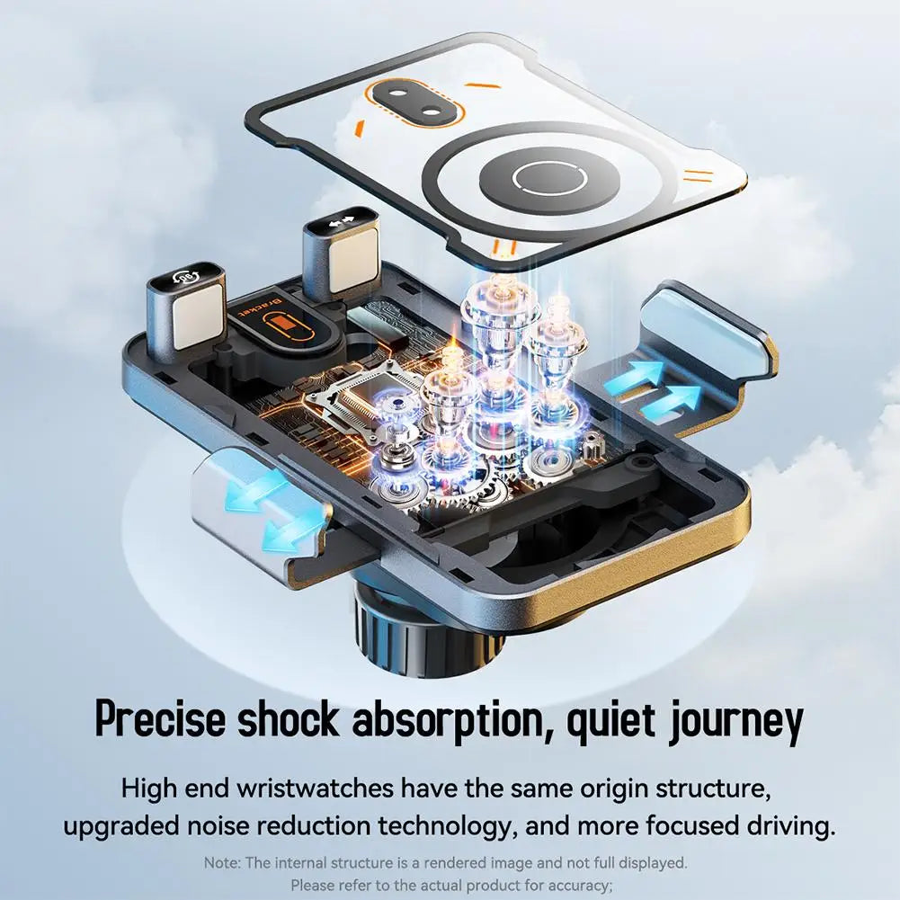 Car Wireless Charger Magnetic Auto Car Holder Phone Mount