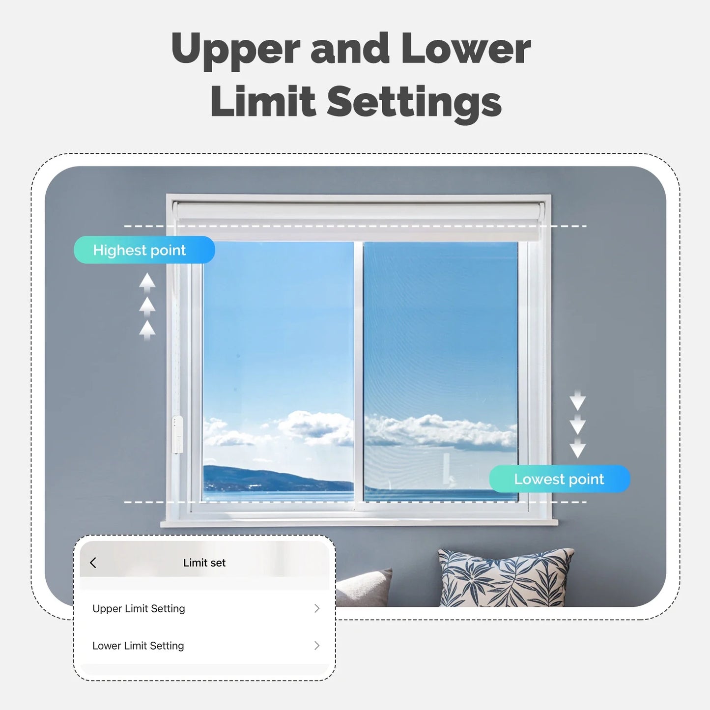 Tuya WiFi Smart Curtain Motor MOES Electric Roller Blinds