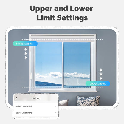 Tuya WiFi Smart Curtain Motor MOES Electric Roller Blinds