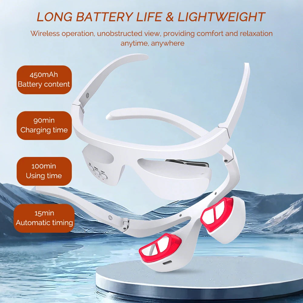 Electric Eye Massager Red Light Relieves Eye Fatigue