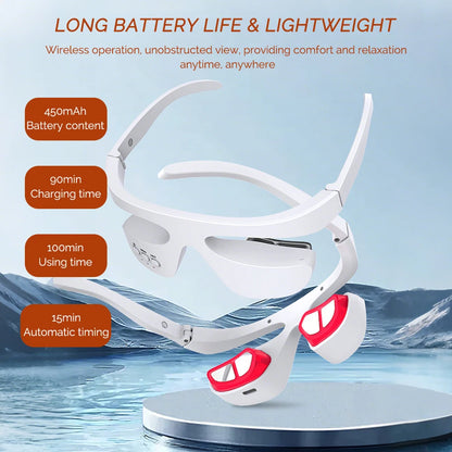 Electric Eye Massager Red Light Relieves Eye Fatigue
