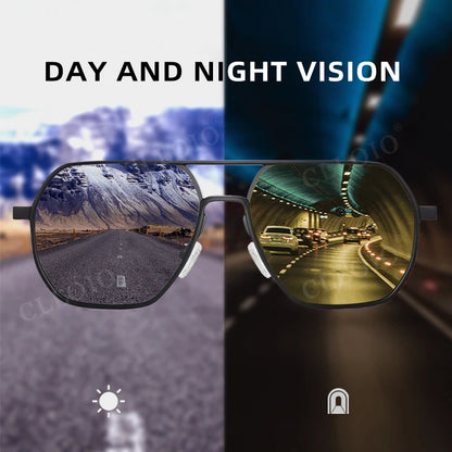 CLLOIO Anti-glare Day Night Vision Glasses Polarized