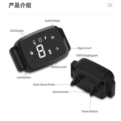 Electric Dog Training Collar Dog Anti Bark Waterproof