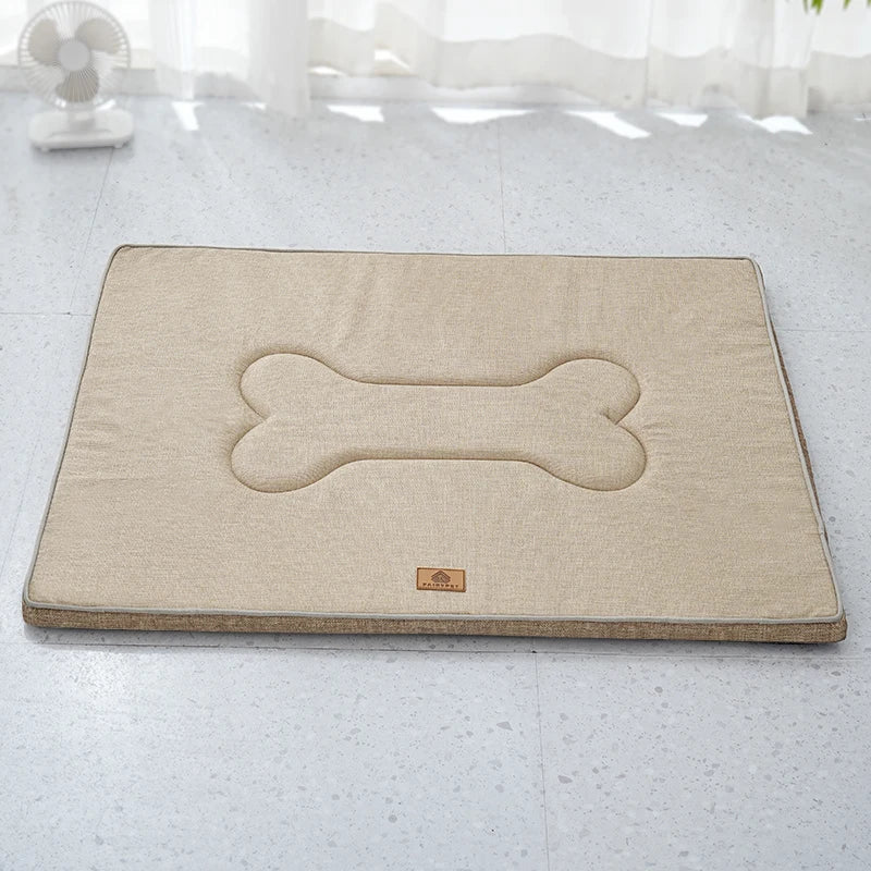 Winter Washable Dog Bed Reversible Dog Crate Pad