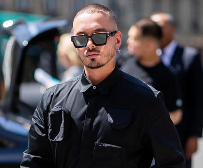 Retro Black Millionaire Shades Luxury Sunglasses