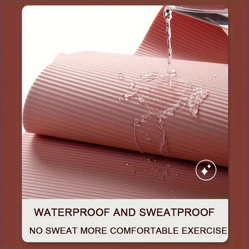 10/Thick NBR Yoga Mats Anti-slip Sport Fitness Mat Blanket