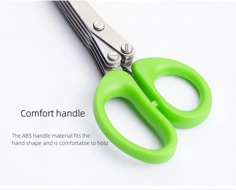 Multifunctional Scissors Stainless Steel 5 Layer Kitchen Scissors
