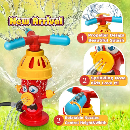 Water Spray Toy Hydrant Sprinkler Outdoor Backyard Garden Toys