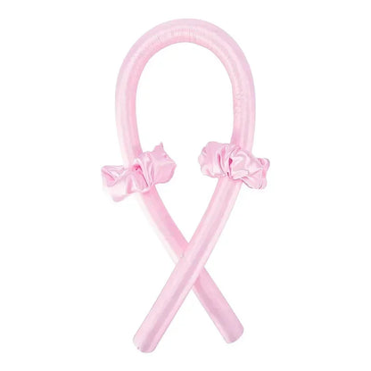 Woman Heatless Curling Rod Headband Lazy Hair Curler