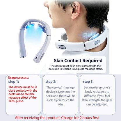 Tens Pulse Neck Massager Electric Smart Cervical Massagers