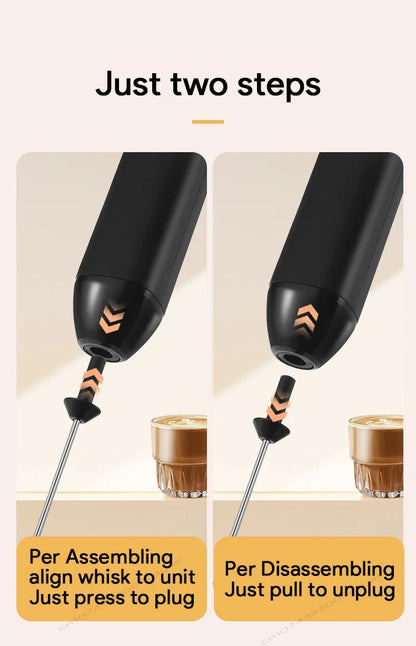 UPGRADED Electric Coffee Frother/MILK Whisk+Egg Beater