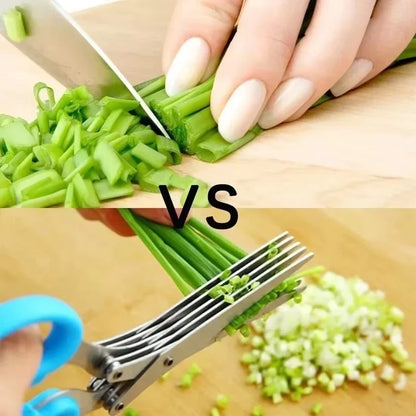 Multifunctional Scissors Stainless Steel 5 Layer Kitchen Scissors