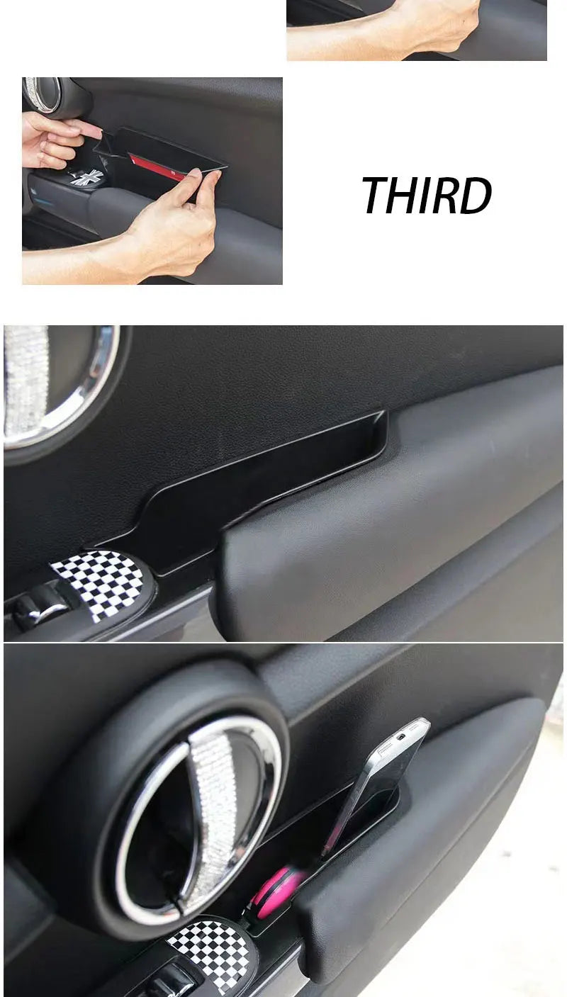 Storage Box For Car Door Handle Support For Mini Cooper