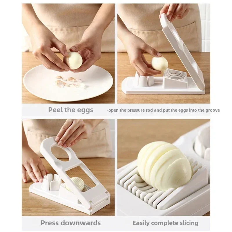 Multi Functional Kitchen Ingredient Fancy Egg Cutting