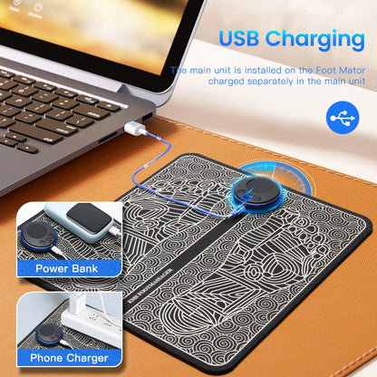 Electric EMS Foot Massager Pad Relief Pain Massage Mat