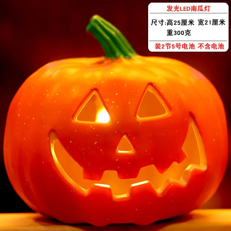 1Pc Decorative Pumpkin Halloween Props Lantern