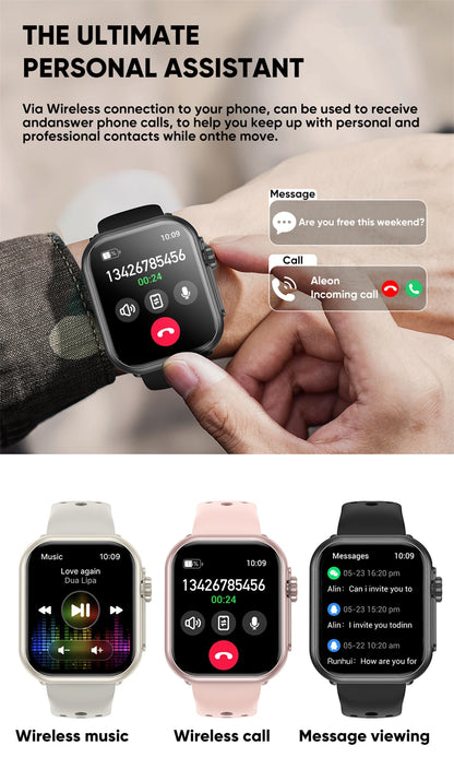 Watch Ultra 2 SE Men Women 1000mAh AMOLED Heart Rate