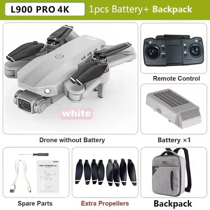 L900 Pro SE MAX GPS Drone 4K Professional Dual HD Camera